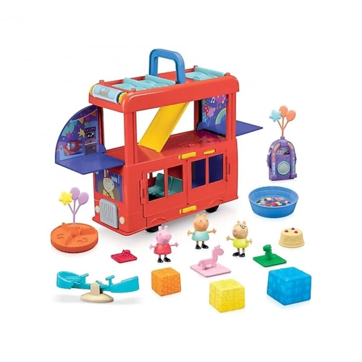 BFS  F8881 Peppa Pig 2si1 arada Part Otobüsü +3 yaş