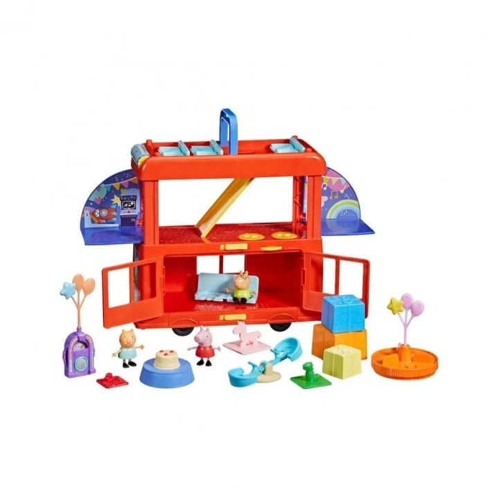 BFS  F8881 Peppa Pig 2si1 arada Part Otobüsü +3 yaş