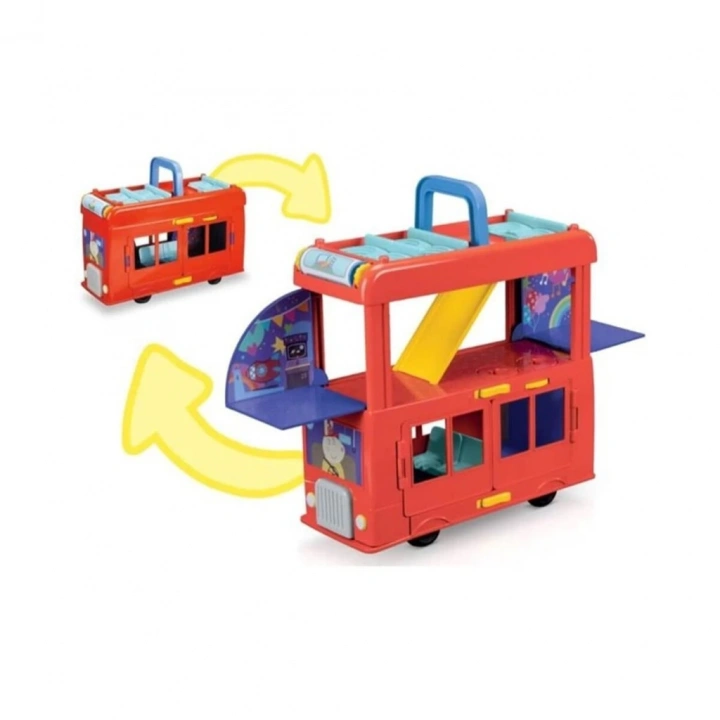 BFS  F8881 Peppa Pig 2si1 arada Part Otobüsü +3 yaş