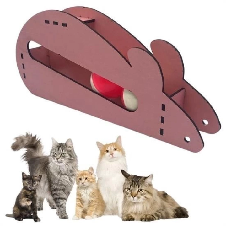 BFS   Fare Kedi Oyunu Ahşap 2 Toplu Kedi Oyuncağı Tahta Kedi Oyunu Tahta Fare Ve Toplu Oyuncak