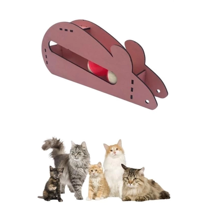 BFS   Fare Kedi Oyunu Ahşap 2 Toplu Kedi Oyuncağı Tahta Kedi Oyunu Tahta Fare Ve Toplu Oyuncak