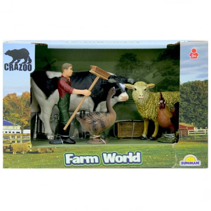 BFS  Farm World Çiftlik Hayvanları Küçük Oyun Seti