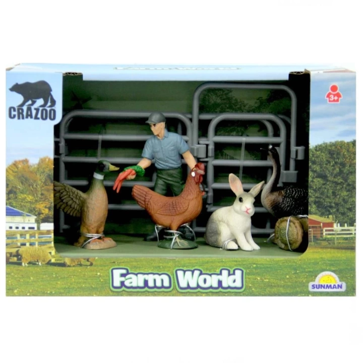 BFS  Farm World Çiftlik Hayvanları Küçük Oyun Seti