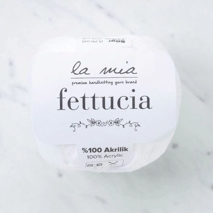 BFS  Fettucia Beyaz El Örgü İpi - L001 - 33877