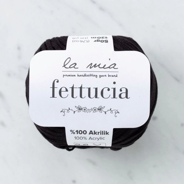 BFS  Fettucia Siyah El Örgü İpi - L006 - 33876