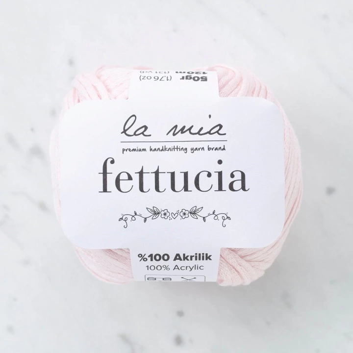 BFS  Fettucia Toz Pembe El Örgü İpi - L063 - 33887