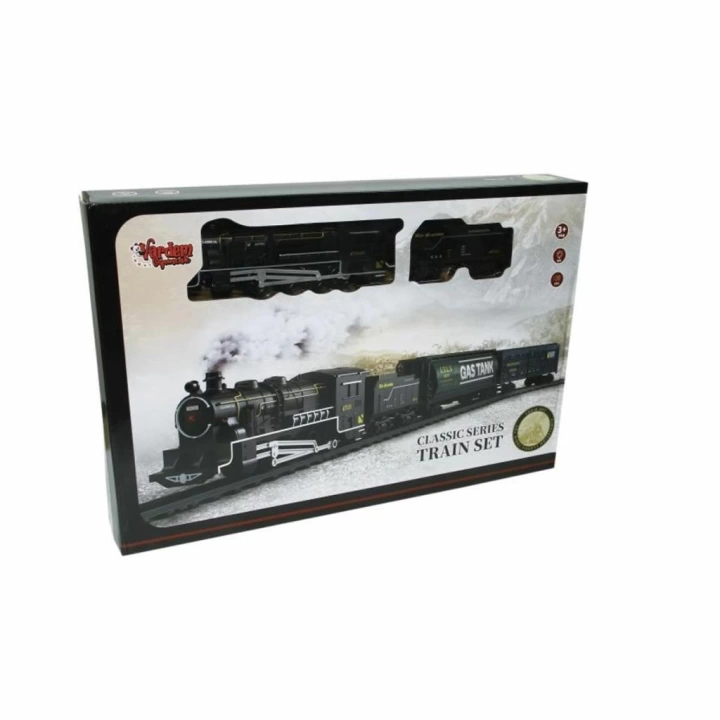 BFS  FF-1601C-1 Işıklı ve Sesli 18 Parça Classic Tren - Vardem Oyuncak