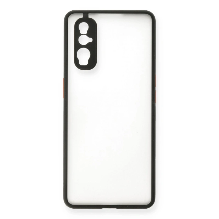 BFS   Find X2 Kılıf Montreal Silikon Kapak - Siyah