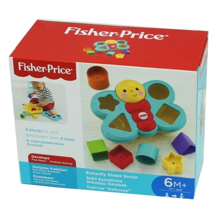 BFS   Fisher Price Şekil Eşleştirme Arkadaşı Kelebek