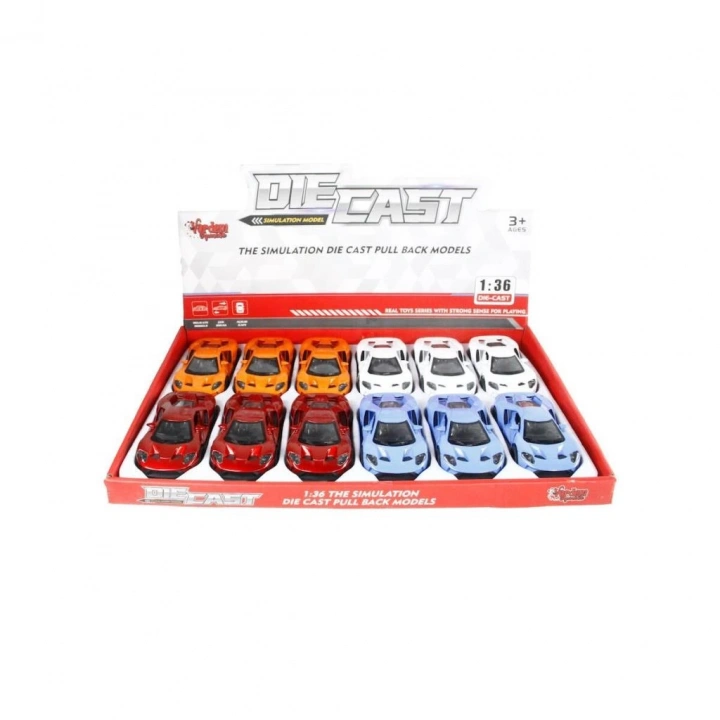 BFS  FL9197- Vardem Çek Bırak Işıklı ve Müzkli Spor Araba 1:36