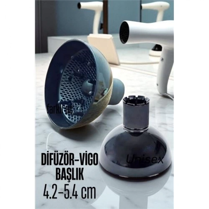 BFS  Fön Için Difüzör Başlık 4.2 cm ile 5.4 cm Uyumlu