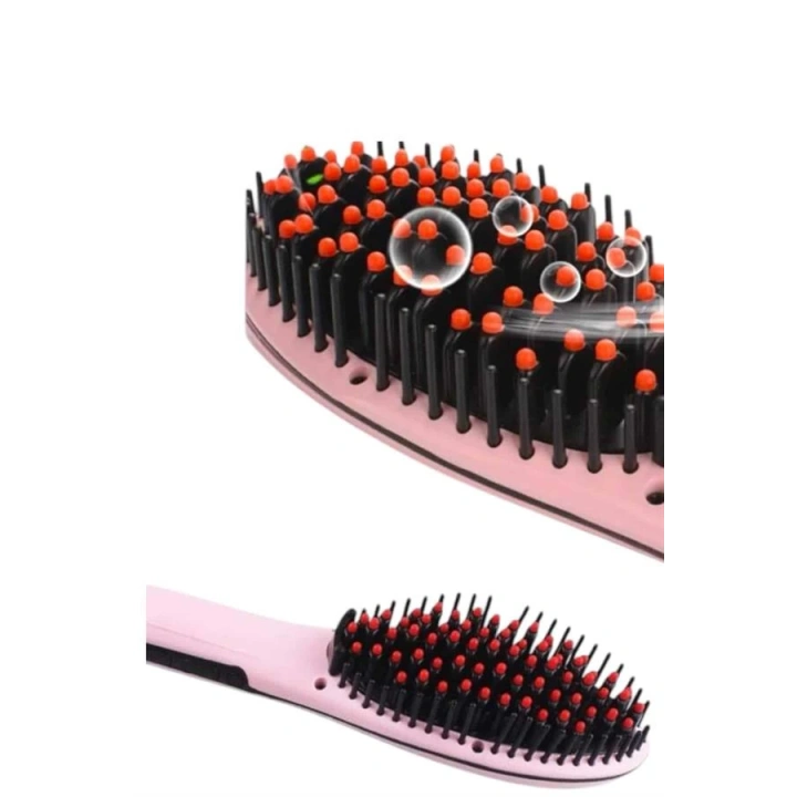 BFS Fön Tarağı Saç Düzleştirici Sıkı Dişli Isı Ayarlı Elektriklenme Karşıtı