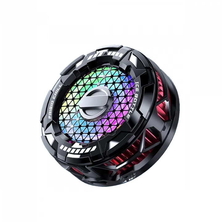 BFS  FS02 15W RGB Radyatör Telefon Soğutucu Fan - Siyah