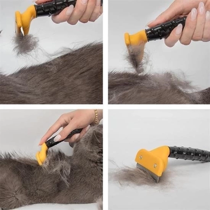 BFS  Fubminator Kedi Köpek Tüy Toplama Tarağı  Kaşıma Aparatı 4,5 Cm