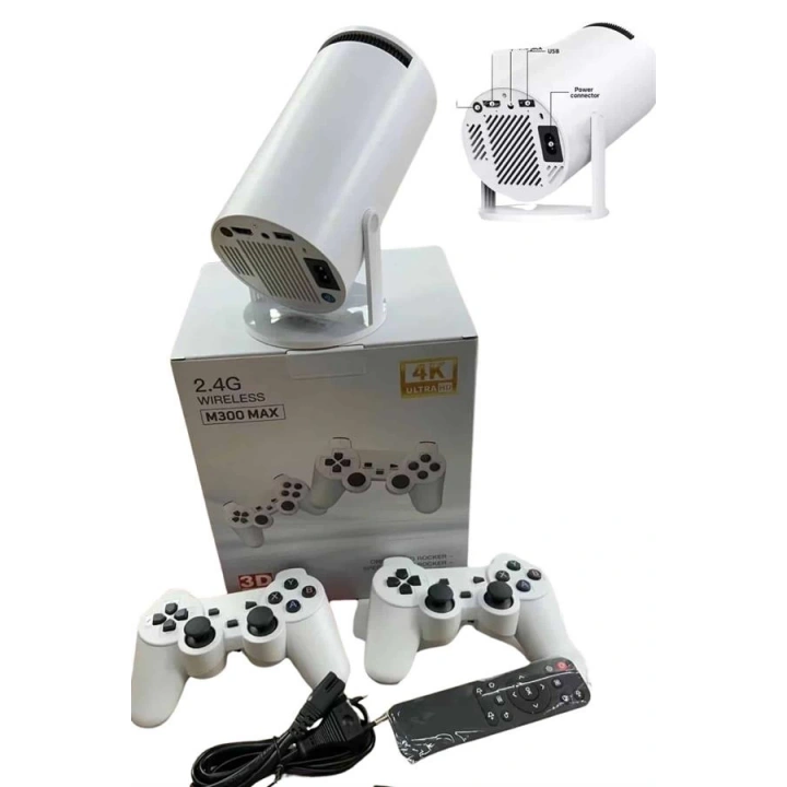 BFS Full HD 8 GB Ayaklı Çift Kollu 4K Video Oyun Konsolu Taşınabilir