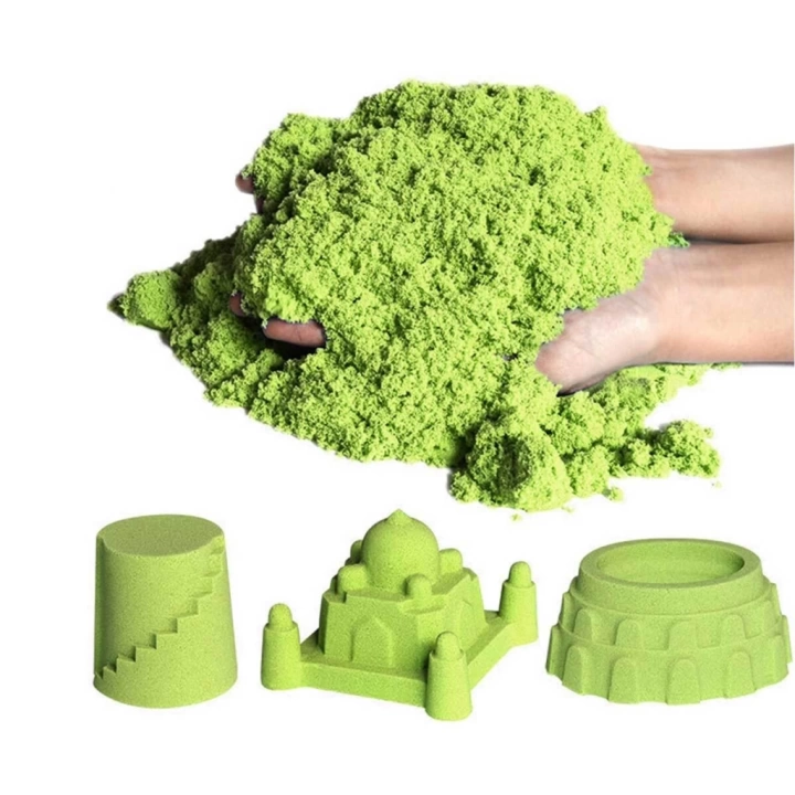 BFS   Fun Dough Kinetik Kum 1000 g Yeşil