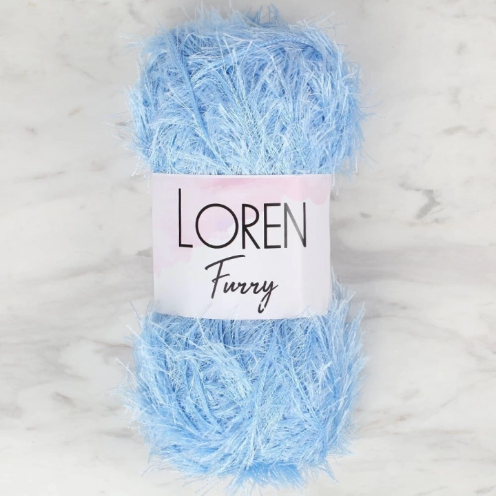 BFS  Furry Bebe Mavisi El Örgü İpi - RF007 - 34046