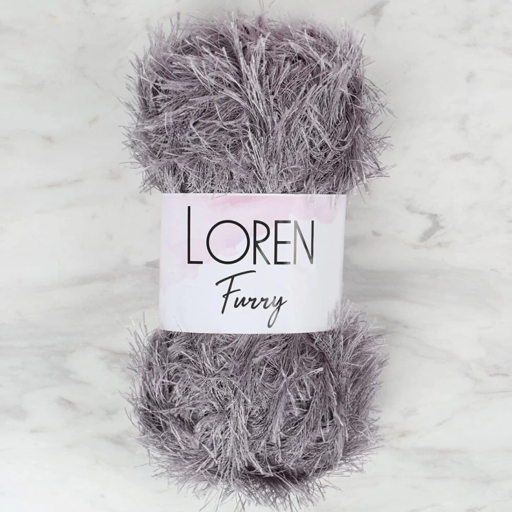 BFS  Furry Koyu Gri El Örgü İpi - RF036 - 34056