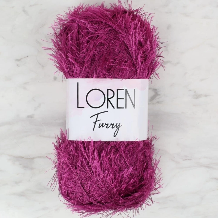 BFS  Furry Mor El Örgü İpi - RF031 - 34055