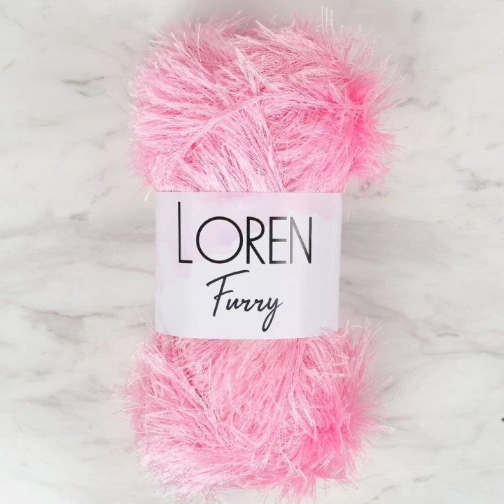 BFS  Furry Pembe El Örgü İpi - RF014 - 34049