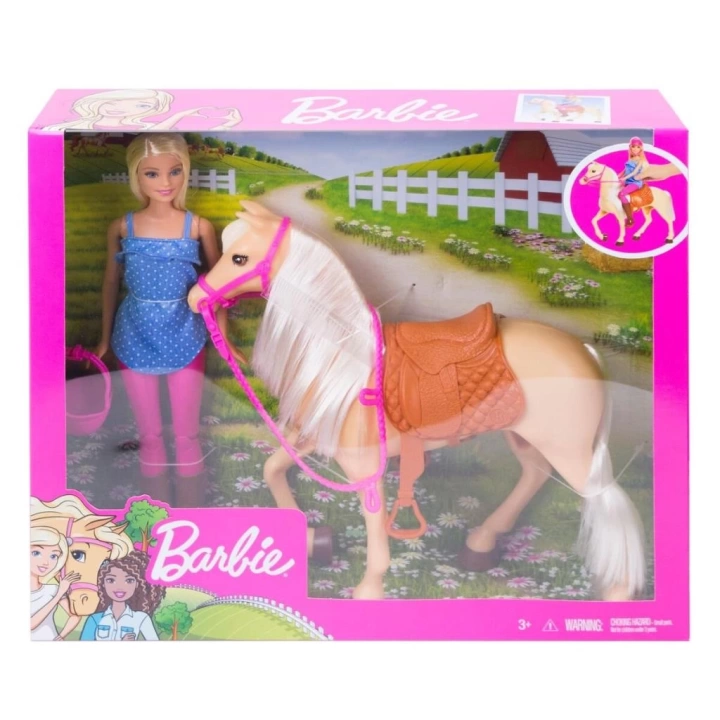BFS  FXH13 Barbie ve Güzel Atı Oyun Seti