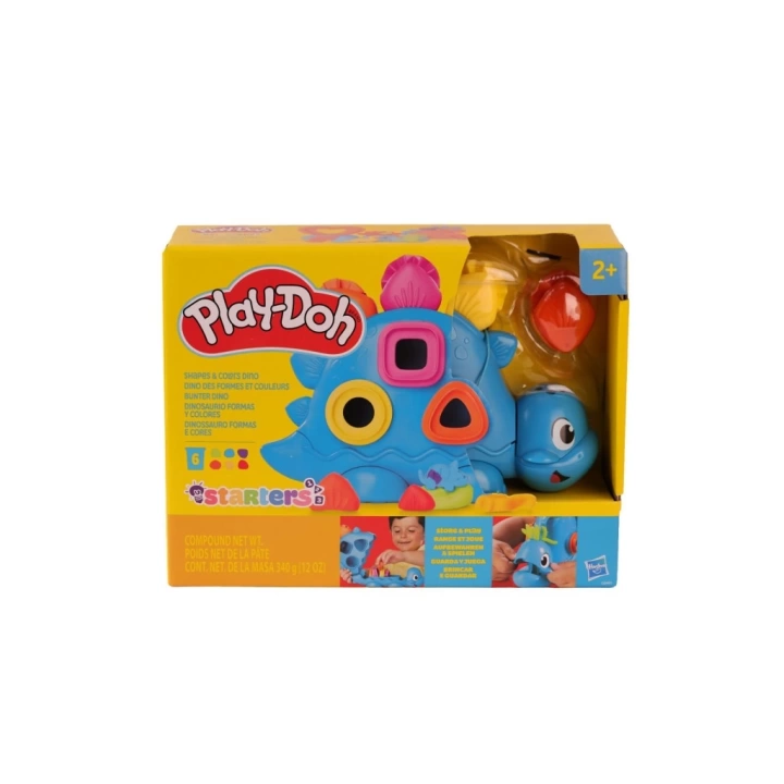 BFS  G0491 Play-Doh Şekiller ve Renkler Dino Oyun Seti +3 yaş