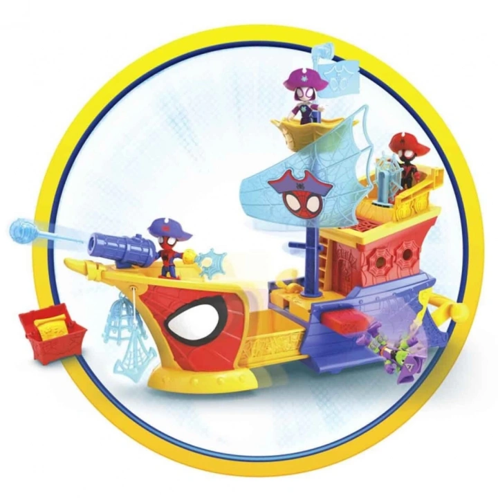 BFS  G0666 Spidey ve İnanılmaz Arkadaşları Webs Ahoy Bubble Ship +3 yaş