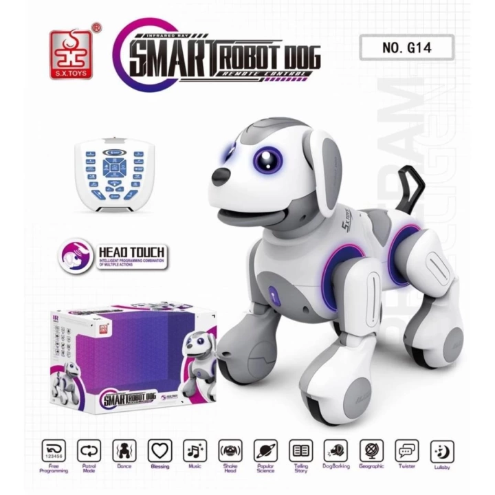 BFS   G14 Kumanlı Şarjlı Smart İnteraktif Akıllı Robot Köpek -Vardem Oyuncak