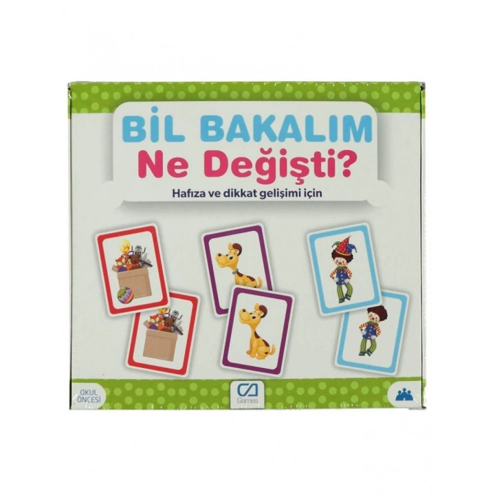 BFS Games Bil Bakalım Ne Değişti? Hafıza ve Dikkat Gelişim K  55 Kart 5109