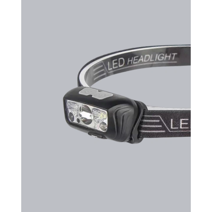 BFS Gece Balıkçılığı İçin Ultra Parlak Şarjlı Kafa Lambası | 4 Işık Modu + USB Şarj