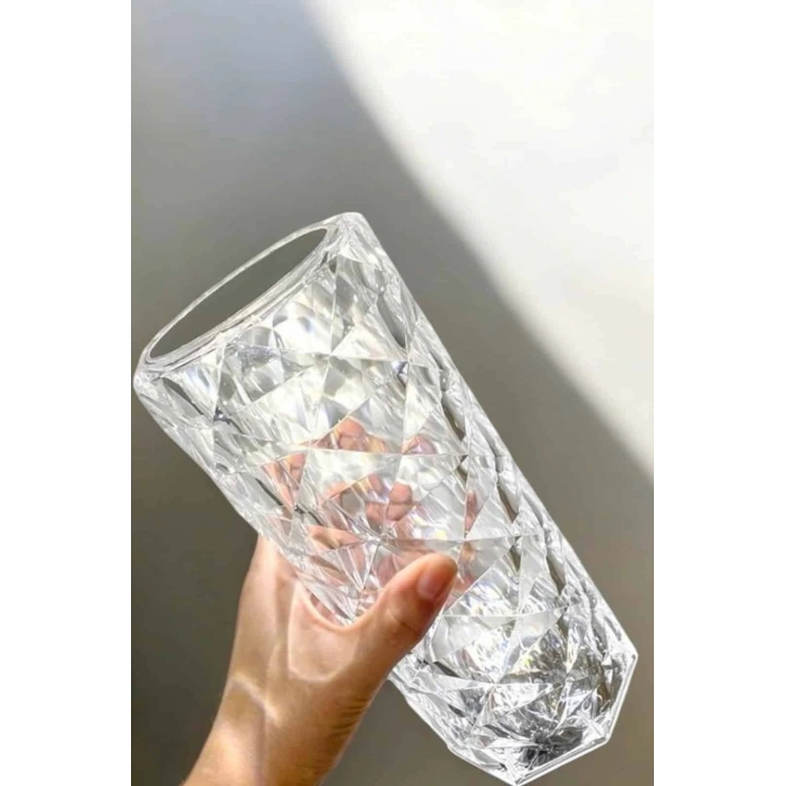 BFS Gece Lambası Kristal Lamba Dokunmatik Şarjlı Hediyelik