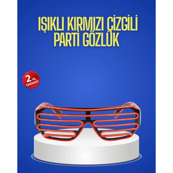 BFS Gece Organizasyonları İçin Renkli LED Gözlük