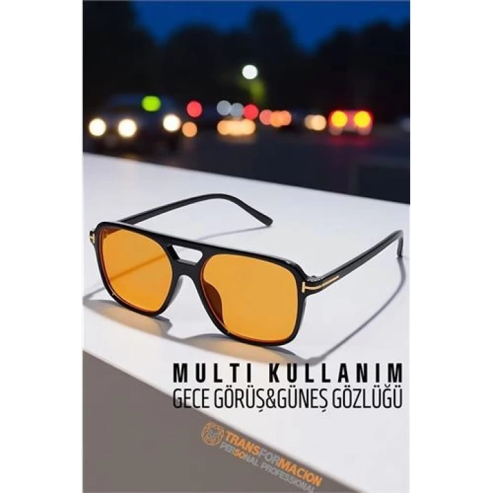 BFS  Gece Sürüş Görüş Parlama Önleyici  Gece Gözlüğü Sis Far Işık Önleyici Anti-Fog Gözlük