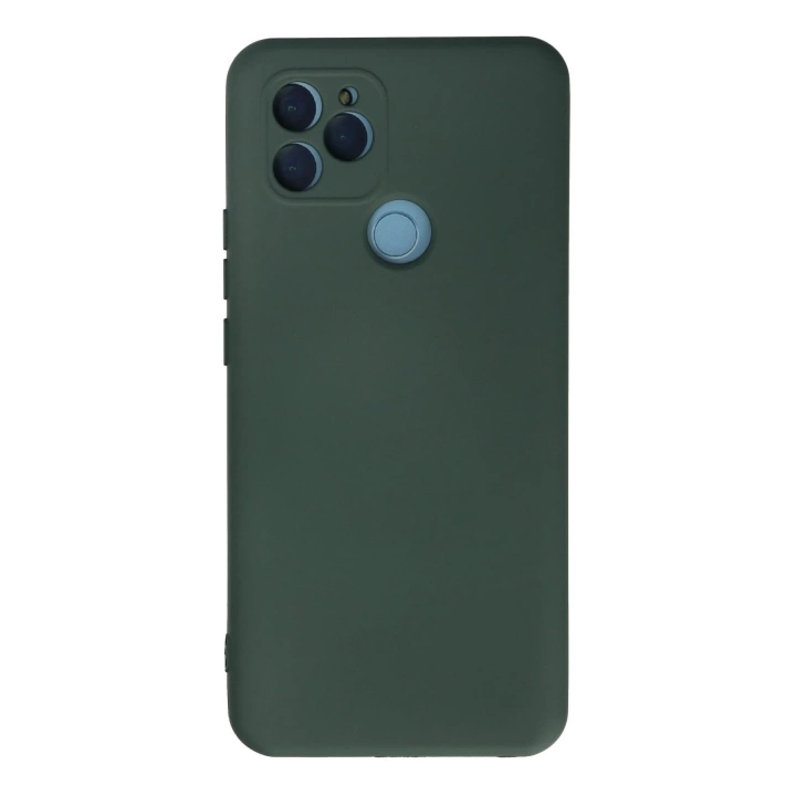 BFS  General Mobile GM 21 Kılıf Nano içi Kadife Silikon - Koyu Yeşil