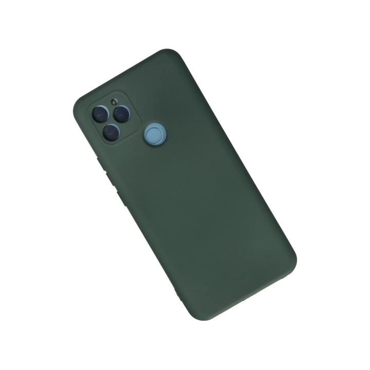 BFS  General Mobile GM 21 Kılıf Nano içi Kadife Silikon - Koyu Yeşil