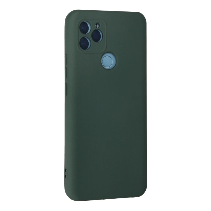 BFS  General Mobile GM 21 Kılıf Nano içi Kadife Silikon - Koyu Yeşil