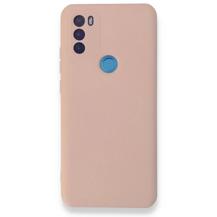 BFS  General Mobile GM 21 Plus Kılıf Nano içi Kadife Silikon - Pudra