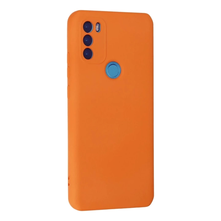 BFS  General Mobile GM 21 Plus Kılıf Nano içi Kadife Silikon - Turuncu