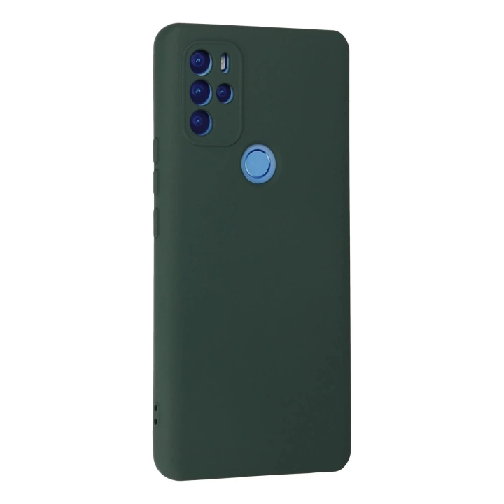 BFS  General Mobile GM 21 Pro Kılıf Nano içi Kadife Silikon - Koyu Yeşil