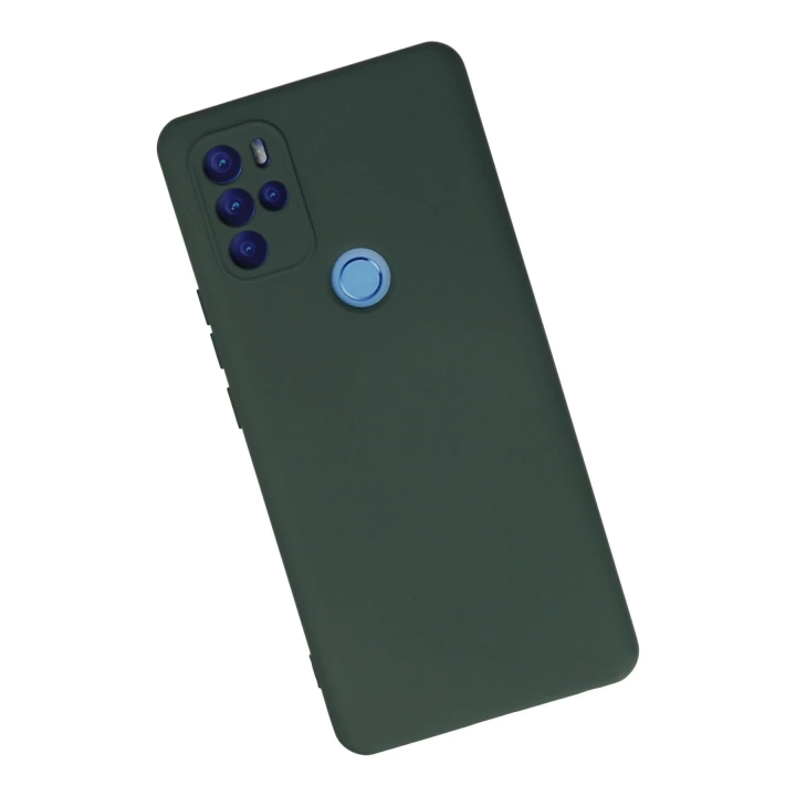 BFS  General Mobile GM 21 Pro Kılıf Nano içi Kadife Silikon - Koyu Yeşil