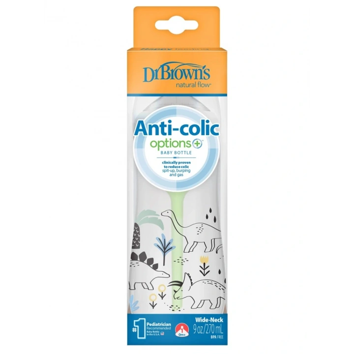 BFS Geniş Ağız PP Antikolik Options Biberon  270ml Erkek