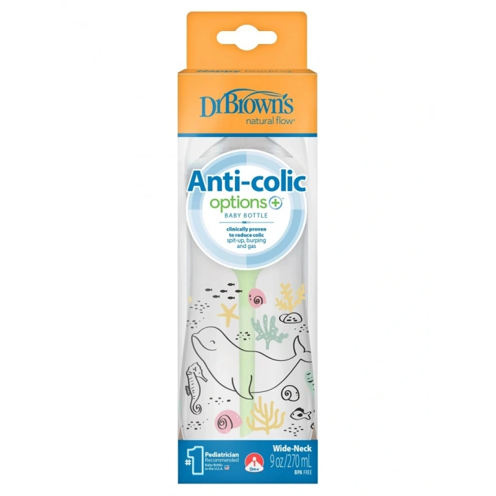 BFS Geniş Ağız PP Antikolik Options Biberon  270ml Kız