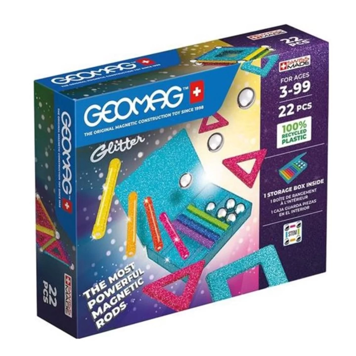 BFS   Geomag Glitter Manyetik Zeka Oyunu 22 Parça