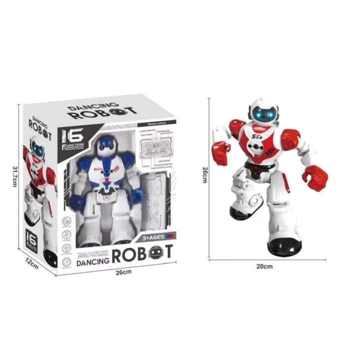 BFS   GGE-606-29 Kumandalı Işıklı Dansçı İnteraktif Robot -Vardem Oyuncak