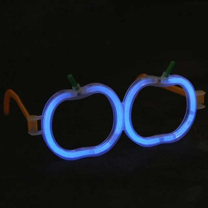 BFS     Glow Stick Elma Gözlük - Glow Partisi Gözlüğü - Glow Stick Gözlük 12 Adet
