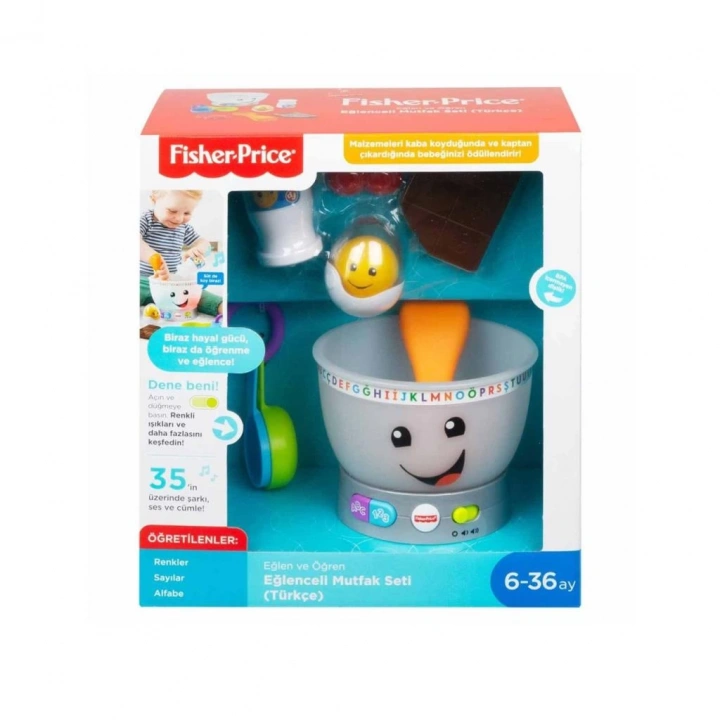 BFS  GMX54 Fisher-Price® Eğitici Mutfak Seti Türkçe ve İngilizce