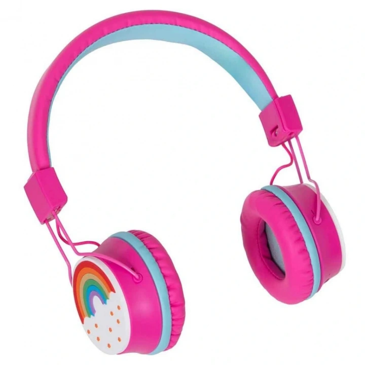 BFS Gökkuşağı Desenli Bluetooth Kulak Üstü Kulaklık