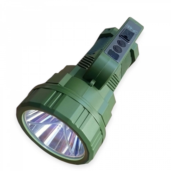 BFS Gold Police Gp-680 Şarjlı El Feneri Projektör 100 Watt