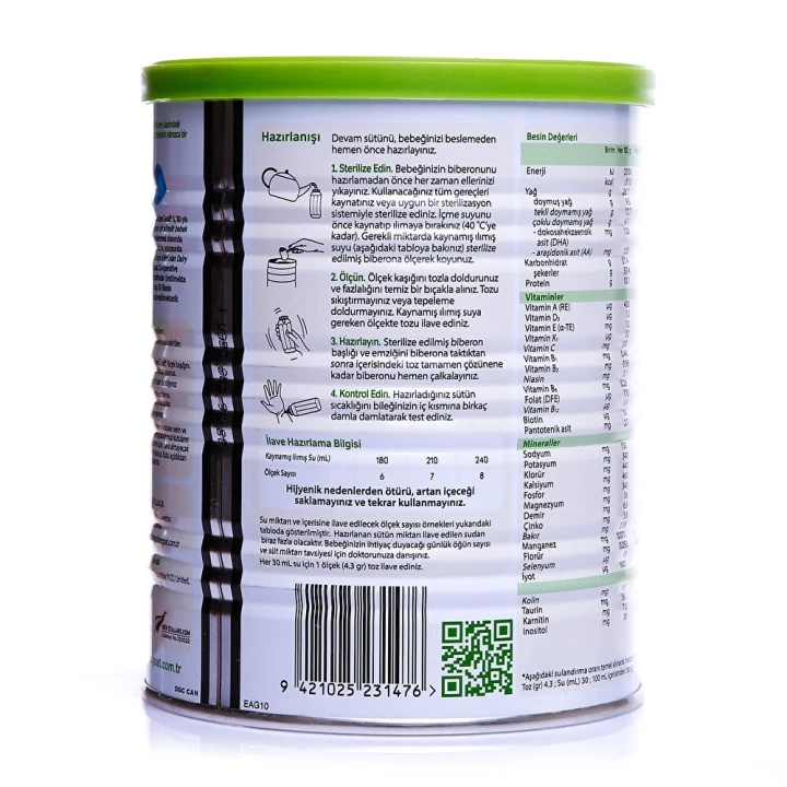 BFS   Golden Goat 2 Keçi Sütlü Devam Sütü 6-12 Ay 400 Gr