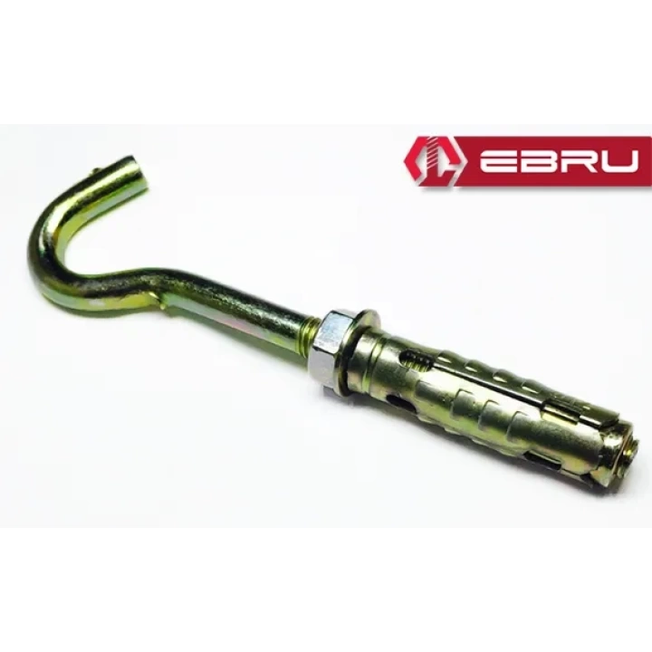 BFS Gömlekli Kancalı Çelik Dübel M6 - 100 Adet
